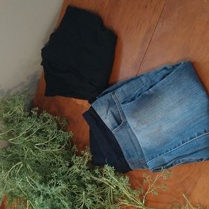 Maternity jeans and leggings